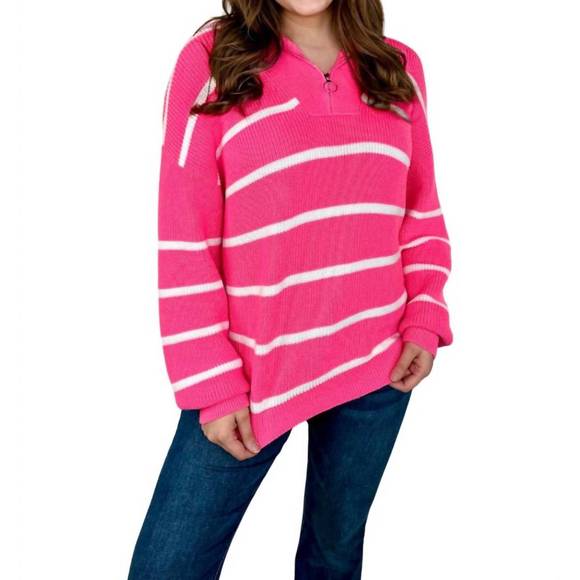 Mocha Mousse Polka Dot Mia Printed Pullover - JESS LEA PREORDER